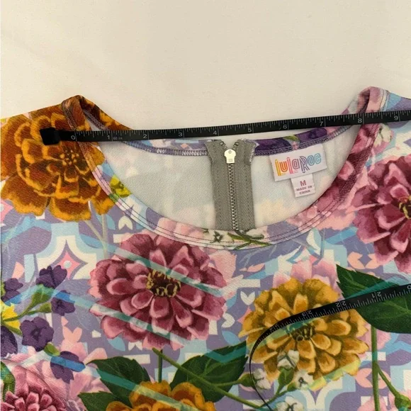 Floral Dress LulaRoe M Amelia NWT Medium with Pockets - Picture 9 of 12